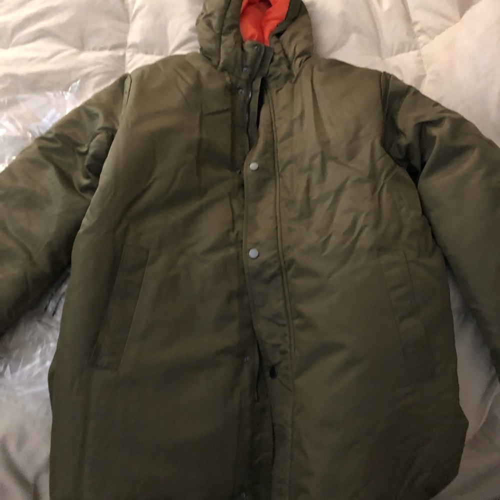 Standard winter parka all green the infamous orang
